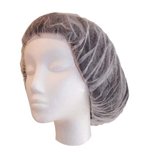 Crimped Hair Net 21' White Beret - Pack of 100